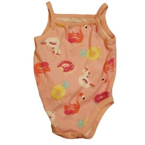 Garanimals Baby Girl Sleeveless Cami Bodysuit Size 0-3 Months